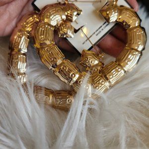 Fashion Jewelry - Gold Plated Large Hearts